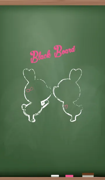 [LINE着せ替え] Black Board Love Version 11.の画像1