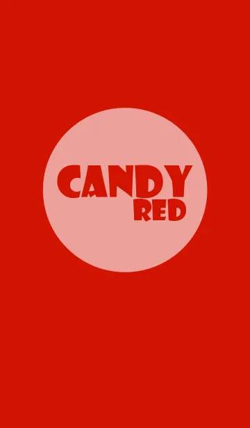 [LINE着せ替え] candy red theme V.2 (jp)の画像1