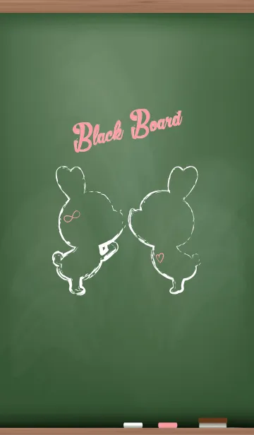 [LINE着せ替え] Black Board Love Version 12.の画像1