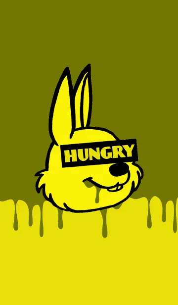 [LINE着せ替え] ハングリー ラビット ネオン 19の画像1