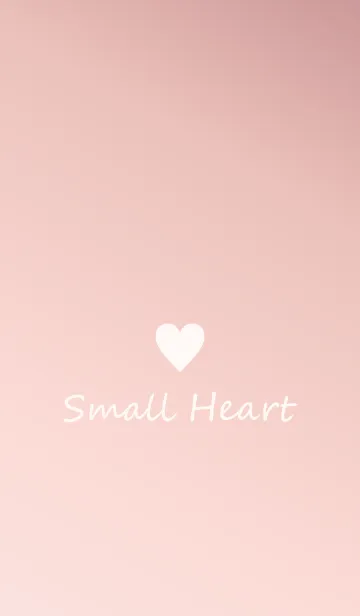 [LINE着せ替え] Small Heart *Pink Gradation2*の画像1