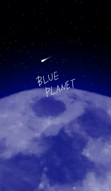 [LINE着せ替え] BLUE PLANET in Galaxyの画像1