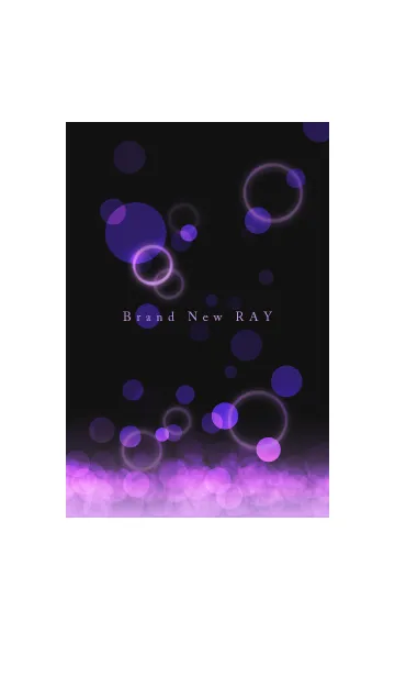 [LINE着せ替え] Brand New RAY Purpleの画像1