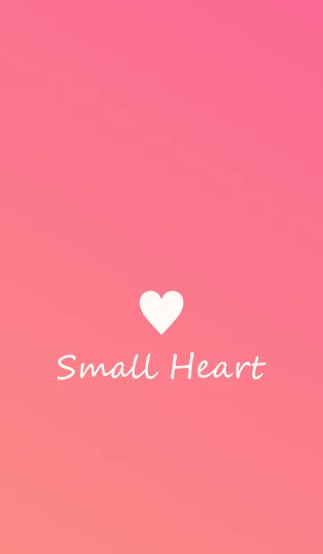 [LINE着せ替え] Small Heart *Pink Gradation3*の画像1