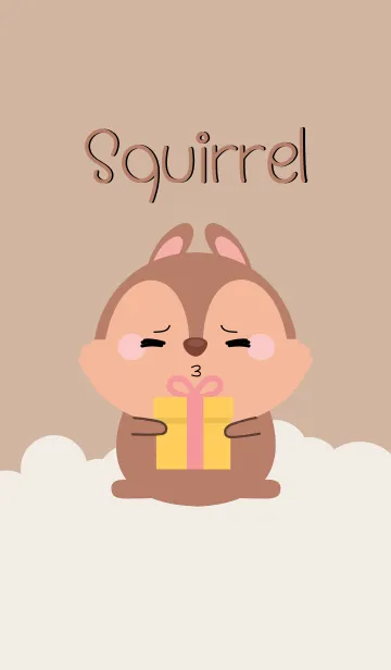 [LINE着せ替え] I Love Lovely Squirrel Theme (jp)の画像1