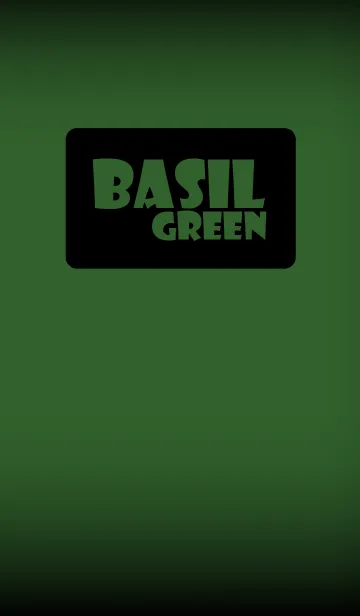 [LINE着せ替え] Simple basil green in black theme (jp)の画像1