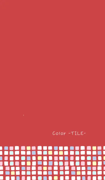 [LINE着せ替え] Color -TILE- 85の画像1