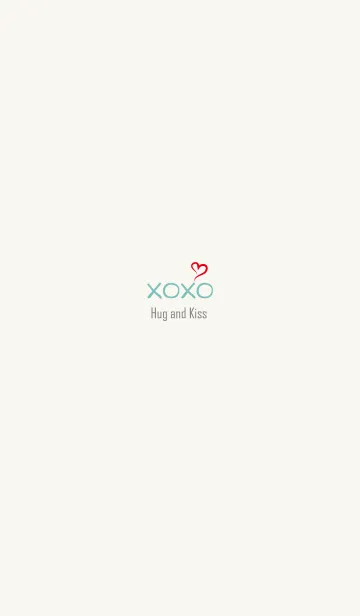 [LINE着せ替え] XOXO. (Hug and Kiss) 3の画像1