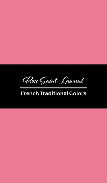 [LINE着せ替え] Rose Saint-Laurent -French Trad Colors-の画像1