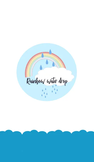[LINE着せ替え] Rainbow Water Dropの画像1