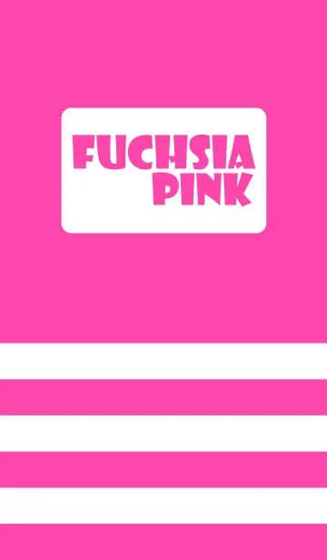 [LINE着せ替え] Simple White ＆ fuchsia pink Theme (jp)の画像1