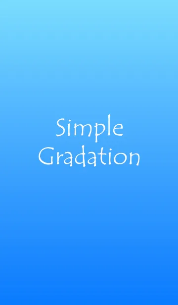 [LINE着せ替え] Simple Gradation - SEA 2 -の画像1