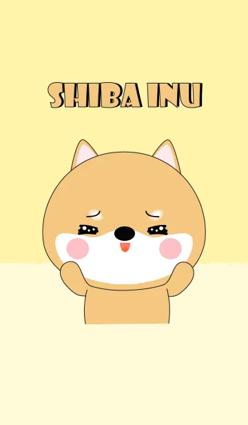 [LINE着せ替え] Big Head Shiba Inu Theme (jp)の画像1