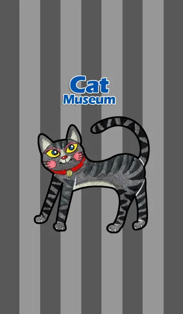 [LINE着せ替え] 猫博物館 16 - Black Diamondの画像1