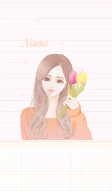 [LINE着せ替え] NANA tulipの画像1