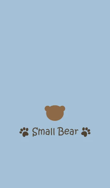 [LINE着せ替え] Small Bear *SMOKYBLUE 3*の画像1