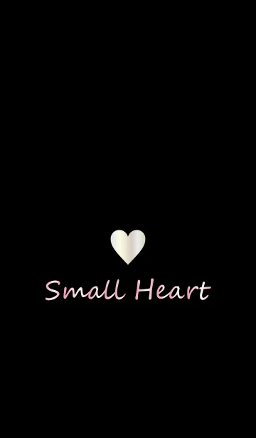 [LINE着せ替え] Small Heart *WHITEGOLD 3*の画像1