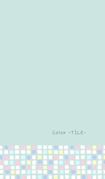 [LINE着せ替え] Color -TILE- 86の画像1