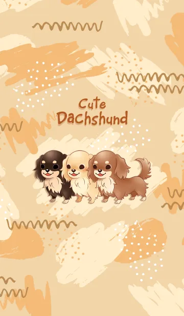 [LINE着せ替え] I Love dachshundsの画像1