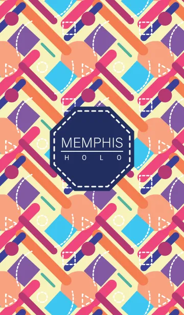 [LINE着せ替え] Memphis Holoの画像1