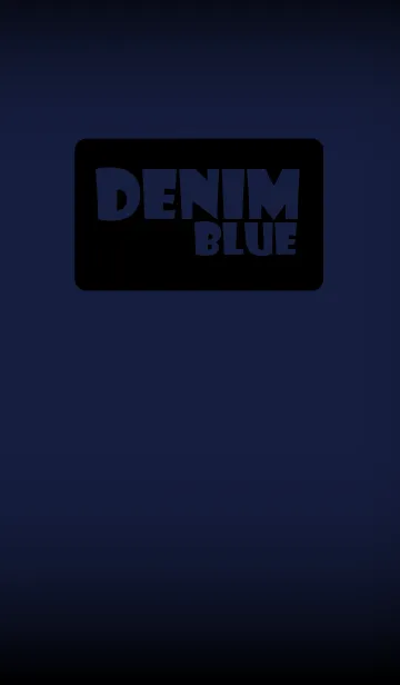 [LINE着せ替え] Simple denim blue in black theme (jp)の画像1