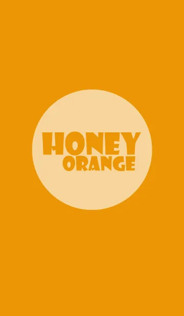 [LINE着せ替え] honey orange theme v.2 (jp)の画像1