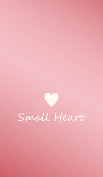 [LINE着せ替え] Small Heart *GlossyRed 3*の画像1