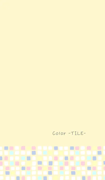 [LINE着せ替え] Color -TILE- 87の画像1