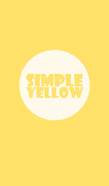 [LINE着せ替え] Yellow theme v.2 (jp)の画像1