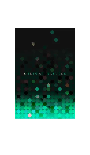 [LINE着せ替え] Delight Glitter Emeraldの画像1