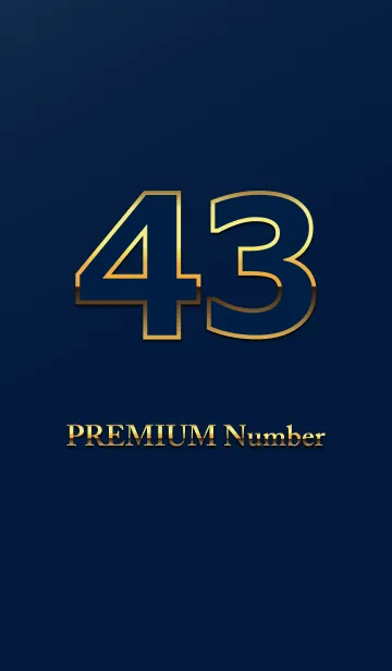 [LINE着せ替え] PREMIUM Number 43の画像1