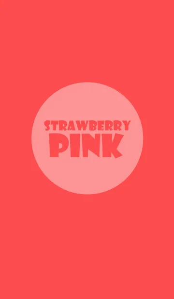 [LINE着せ替え] Strawberry Pink theme v.2 (jp)の画像1