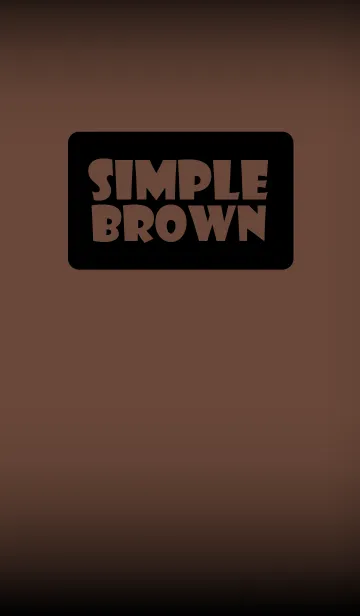 [LINE着せ替え] brown in black theme (jp)の画像1