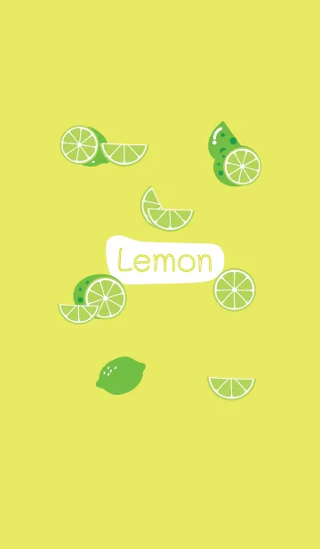 [LINE着せ替え] Simple lemon theme v.2 (JP)の画像1