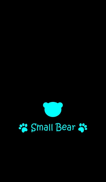 [LINE着せ替え] Small Bear *VIVID L.BLUE*の画像1