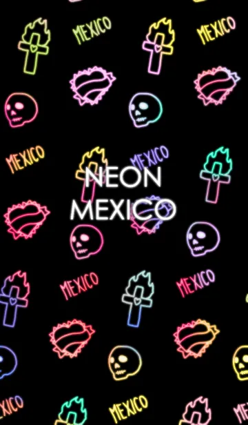 [LINE着せ替え] Neon Mexicoの画像1