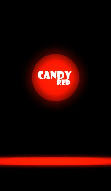 [LINE着せ替え] Simple Candy Red Light Theme v.2 (jp)の画像1