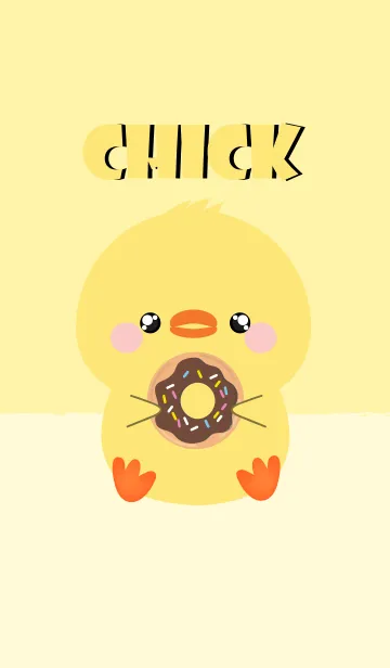 [LINE着せ替え] Simple Cute Chick Theme Ver2 (jp)の画像1