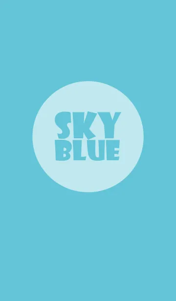 [LINE着せ替え] sky blue theme v.2 (jp)の画像1