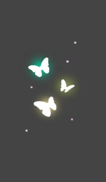 [LINE着せ替え] Glow Butterfly - 3の画像1