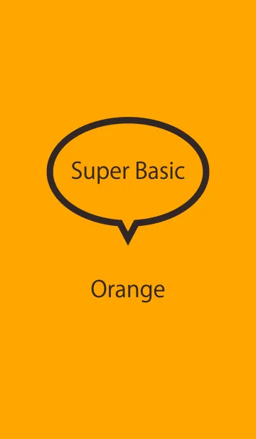 [LINE着せ替え] Super Basic Orangeの画像1