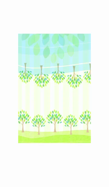 [LINE着せ替え] ポップで可愛い森の画像1