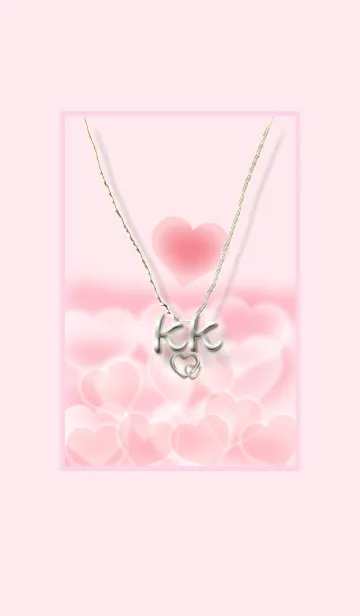 イニシャル K＆K （ハート）の着せ替えメイン画像