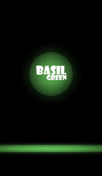 [LINE着せ替え] Simple basil green Light Theme v.2 (jp)の画像1