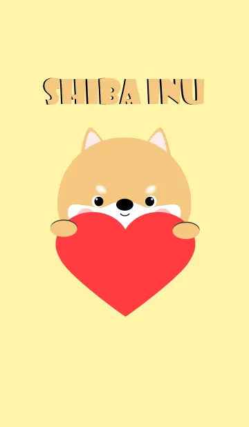 [LINE着せ替え] Cute Shiba Inu theme Vr.1 (jp)の画像1