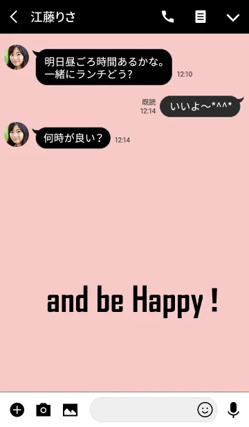 [LINE着せ替え] Live, Love, Laugh and be Happy！vol.3の画像3