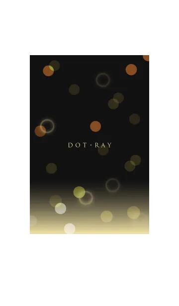 [LINE着せ替え] DOT RAY GOLDの画像1