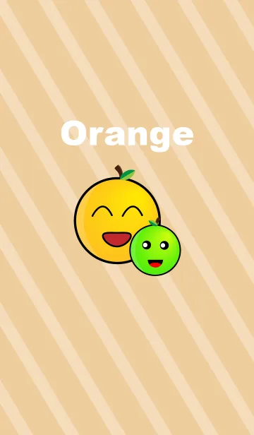 [LINE着せ替え] Cute orange 3の画像1