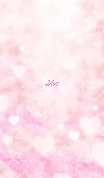 [LINE着せ替え] あか用ハート♥可愛いピンクの画像1