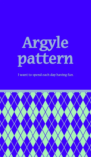 [LINE着せ替え] アーガイル パターン スタイル 11の画像1